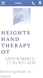 Mobile Screenshot of heightshandtherapy.com